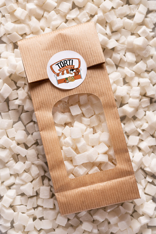 Cocco disidratato a cubetti