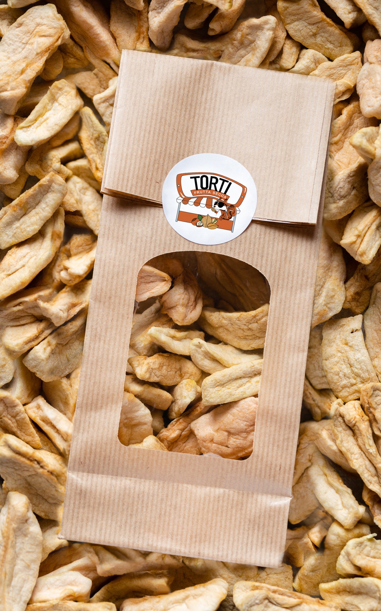 Mela disidratata naturale