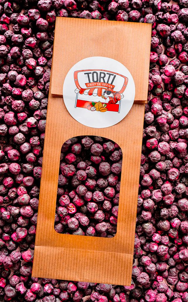 Mirtilli liofilizzati